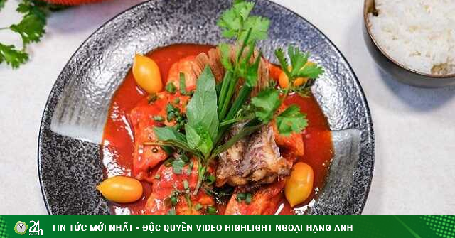 Change the weekend’s rice tray with the delicious and delicious recipe of red catfish in tomato sauce with gac