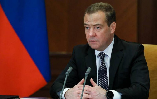 Phó Chủ tịch Hội đồng An ninh Nga Dmitry Medvedev. Ảnh: TASS