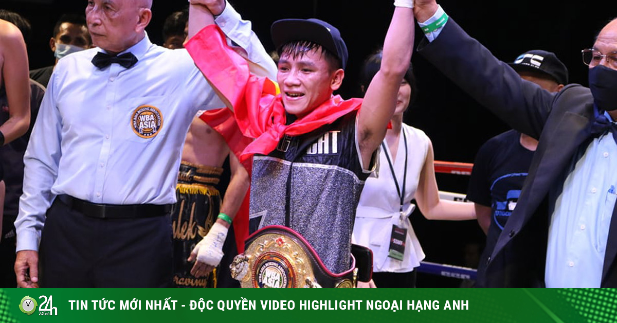 Resoundingly Le Huu Toan won the Thai boxer, won the Asian Professional Boxing belt