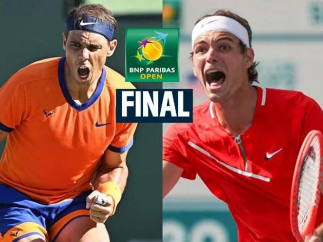 Trực tiếp tennis Nadal - Fritz: Loạt ”đấu súng” nghẹt thở (Chung kết Indian Wells Masters)