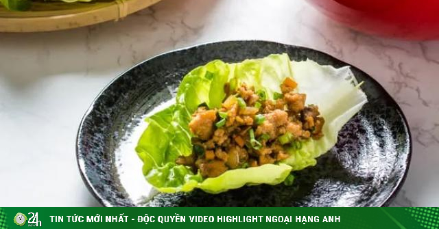 The ground meat is rolled with salad, it looks so luxurious and beautiful, this is a great product, don’t miss it