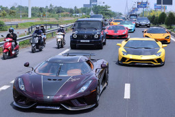 Tin tức ô tô - Koenigsegg Regera cùng dàn siêu xe "đi phượt" Sài Gòn - Cần Thơ