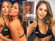 Thể thao - Hot girl UFC khoe &quot;vòng 1&quot;, kiếm tiền nhiều hơn đả nữ thi đấu &quot;sứt đầu mẻ trán&quot;