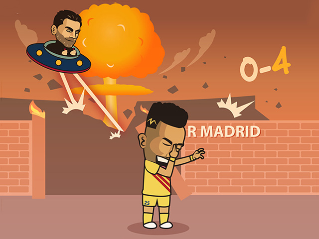 Tranh vui - Ảnh chế: Barca không Messi vẫn "hủy diệt" Real Madrid ở El Clasico