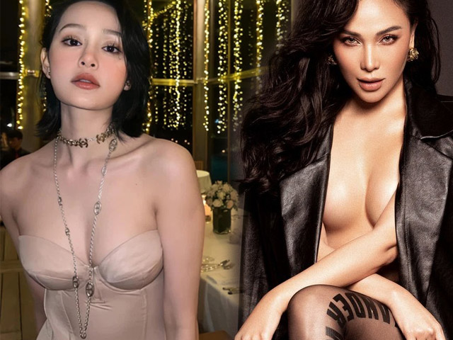 Giải trí - Diện bra "có như không", Hiền Hồ - Quỳnh Thư "bất phân thắng bại"