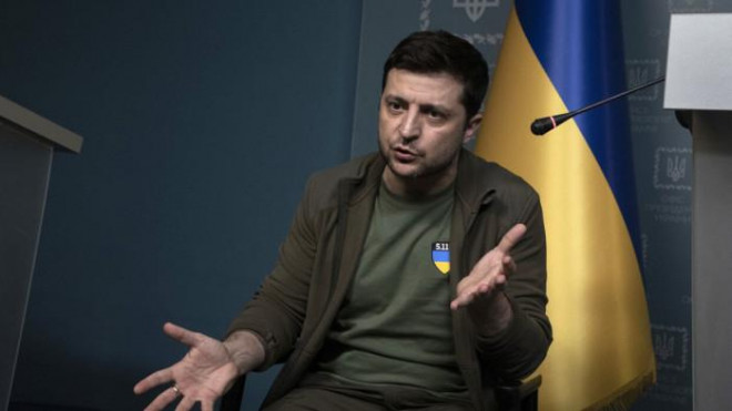 Tổng thống Ukraine Volodymyr Zelensky. Ảnh - Laurent Van der Stockt for Le Monde