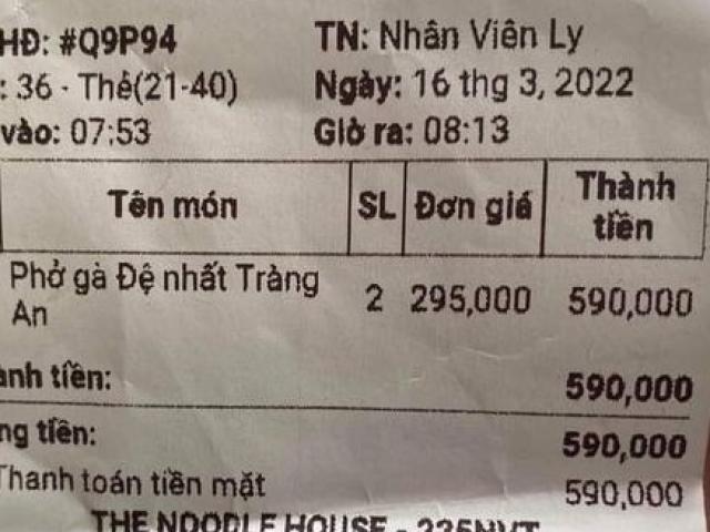 Vụ 2 bát phở gà giá 600.000 đồng ở Đà Nẵng xôn xao MXH: Chủ quán lên tiếng