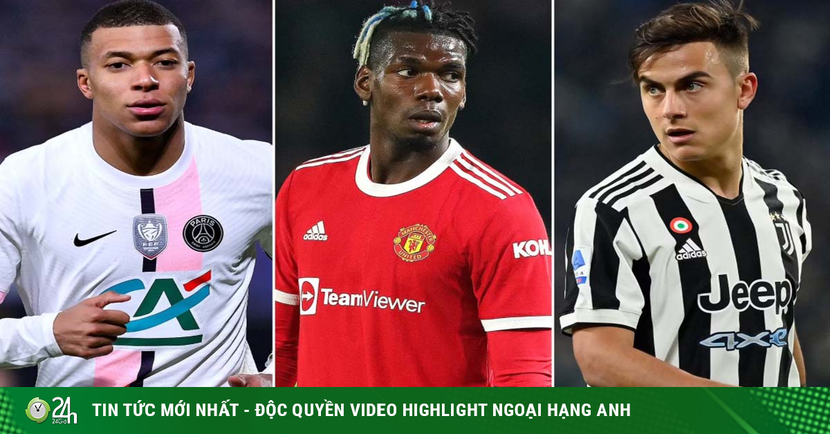 Dybala, Mbappe & Pogba refused to renew, stunned 539 STARS for free summer 2022