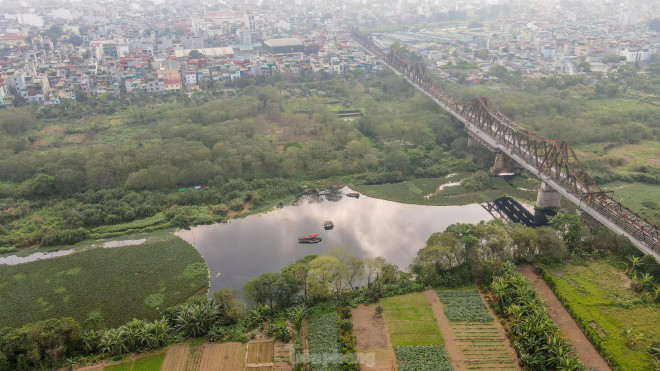 Cận cảnh khu vực bãi giữa sông Hồng dự kiến làm công viên văn hóa - 8