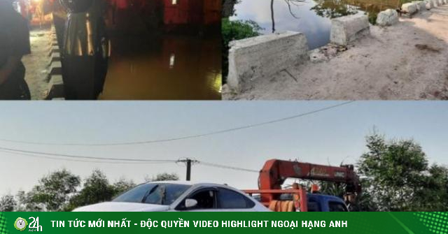 The car crashed into the river, the driver died in Quang Tri: What did the witness say?