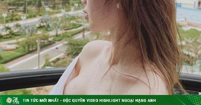 Quang Ninh girl shows off her ecstatically beautiful 1st round on the balcony-Beauty