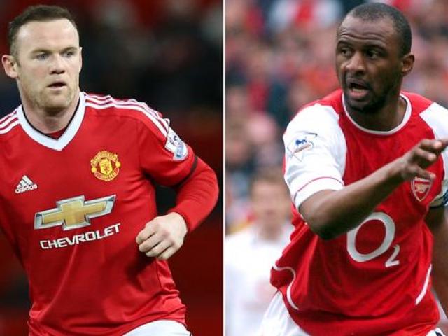 Bóng đá - Tin mới nhất bóng đá tối 23/3: Rooney và Vieira vào Đại sảnh danh vọng