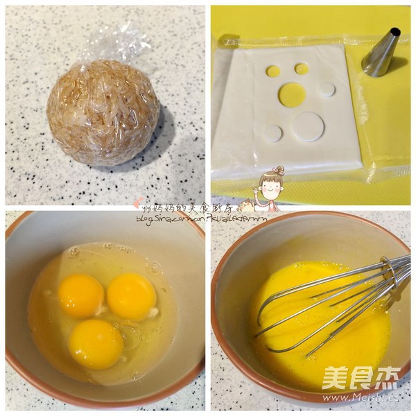 The Japanese tell you to make a super cute bear-shaped egg fried rice dish, extremely simple - 6