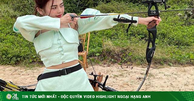 Vietnamese girl archery “causes fever” on social media because of her outstanding beauty and body, everyone loves it-Fashion