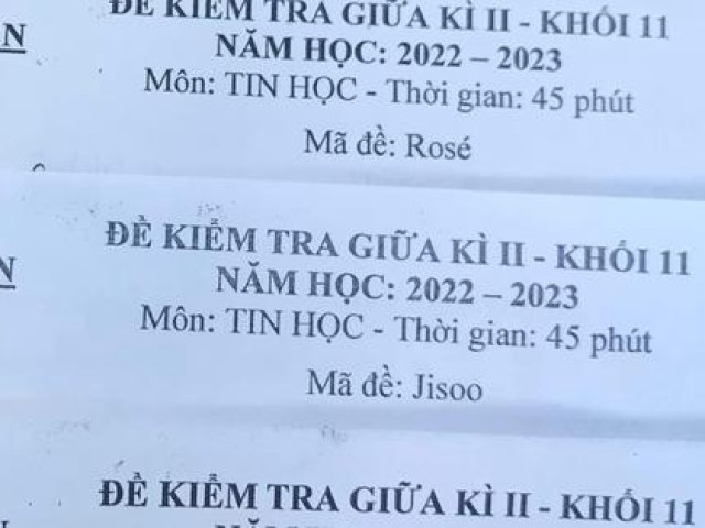 Giáo dục - du học - Khi giáo viên là BLINKs chính hiệu ra đề kiểm tra: Đề Jisoo (BLACKPINK) khó nhằn nhất?