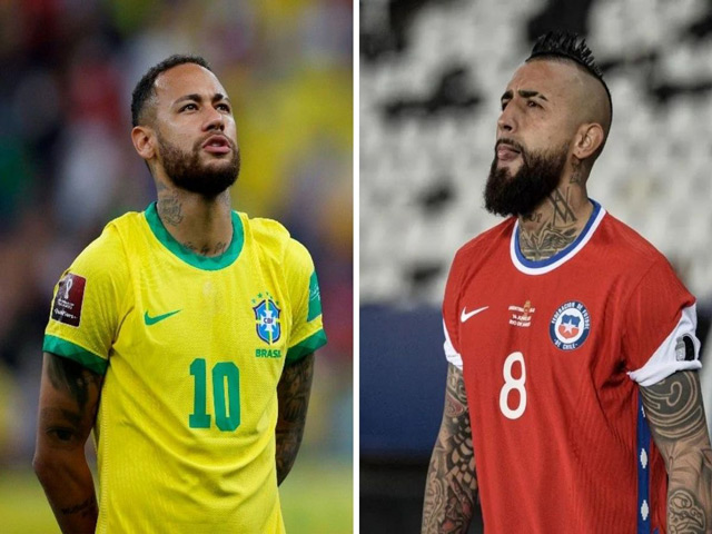 Bóng đá - Trực tiếp bóng đá Brazil - Chile: Neymar & Vinicius đá chính (Vòng loại World Cup)