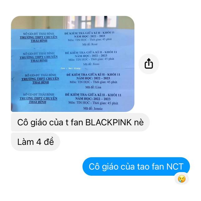 Khóc ròng khi biết rằng cô giáo của mình là fan của NCT, vậy là bạn biết đề kiểm tra tiếp theo sẽ có bao nhiêu mã đề rồi đấy! Nguồn: Trại Tâm Thần Đa Ngôn Ngữ 0.2