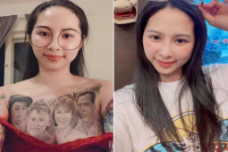 Bạn trẻ - Cuộc sống - Cô gái Vĩnh Phúc "gây bão" vì xăm hình gia đình kín ngực giờ ra sao?