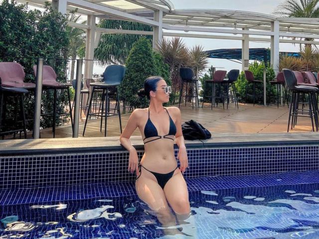 Làm đẹp - Cổ Ngân gây chú ý khi đi thi Hoa hậu Hoàn vũ Việt Nam