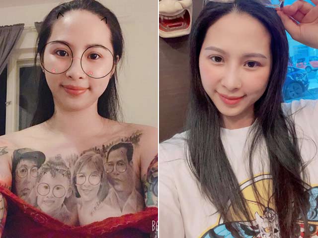 Bạn trẻ - Cuộc sống - Cô gái Vĩnh Phúc "gây bão" vì xăm hình gia đình kín ngực giờ ra sao?
