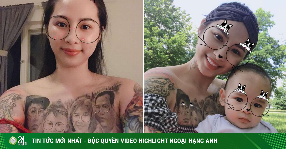 What is the Vinh Phuc girl who “caused a storm” because of her full-chest family tattoo? -Young