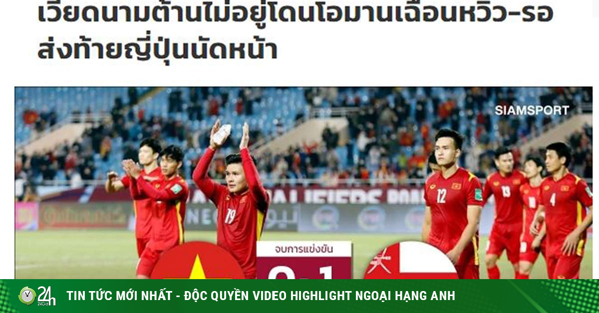 Thai newspapers and AFC regret that Quang Hai missed the super product of the Vietnam – Oman match