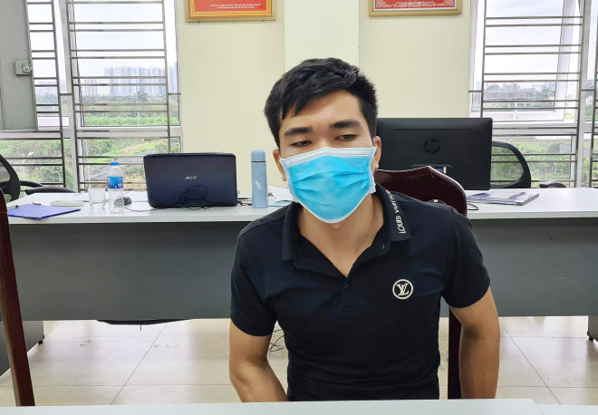 Nguyễn Văn Thường tại cơ quan công an