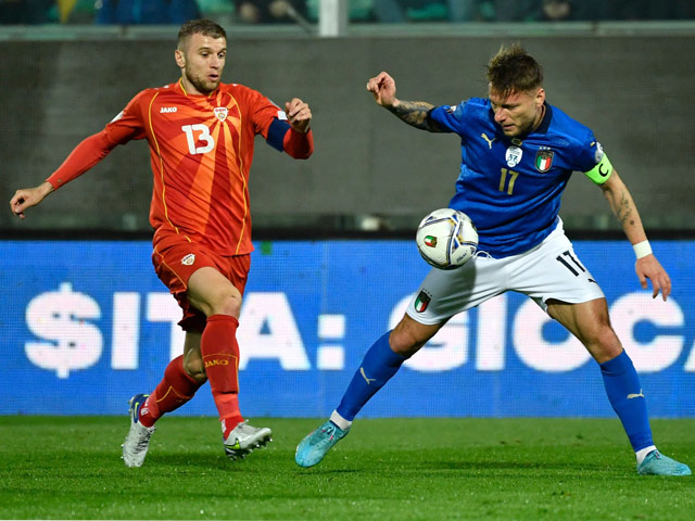 Video bóng đá Italia - Bắc Macedonia: ”Địa chấn” bất ngờ, vỡ òa phút 92 (Vòng loại World Cup)