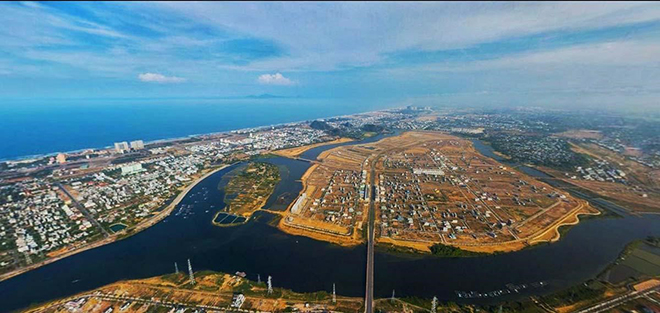 Cảnh quan ven sông Cổ Cò đang thay da đổi thịt từng ngày