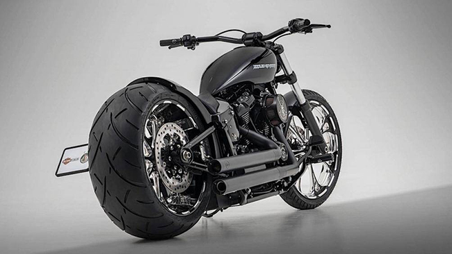 Harley-Davidson Bundnerbike được mô tả như một chiếc "chopper cơ bắp và hiện đại"
