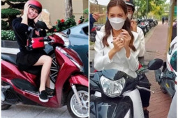 Hoa hậu kiếm 70 tỷ đi xe máy chạy show nhưng chưa bằng vợ sao nam này