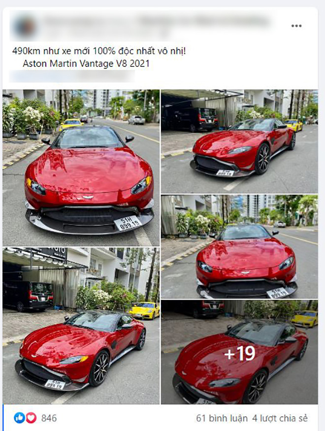 Entrepreneur Minh Plastic bid farewell to the Aston Martin V8 Vantage supercar - 3