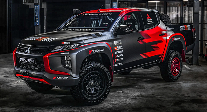 See the Ralliart racing version of the Triton pickup - 1