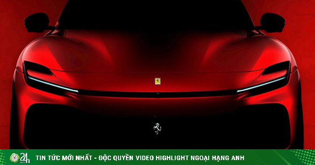 Ferrari released the first images of the super SUV line