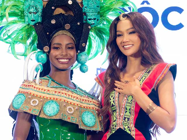 Thời trang - "Hoa hậu Trái đất 2021" đến Việt Nam, thân thiết với H’Hen Niê