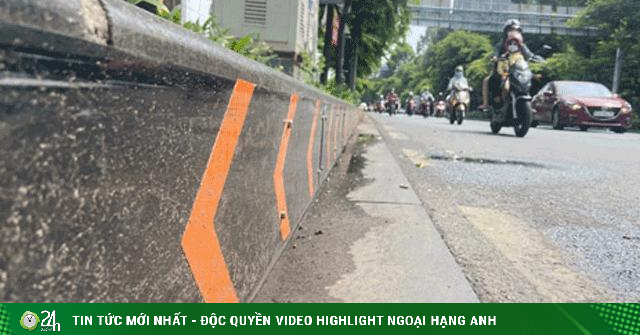 Photo: Before and after cutting off thousands of screw “traps” on the streets of Ho Chi Minh City