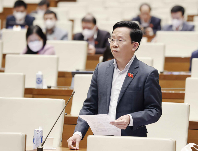 Đại biểu Lê Minh Nam cho biết vừa qua có một số vụ việc liên quan Quốc kỳ, Quốc ca trên không gian mạng gây bức xúc, ảnh hưởng hình ảnh quốc gia