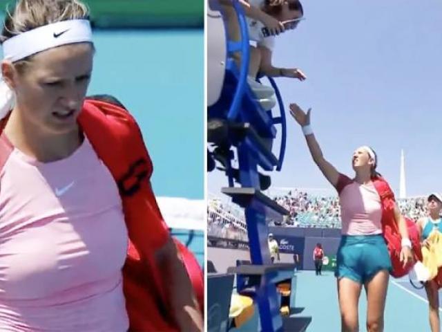 Thể thao - Cô gái trẻ ngơ ngác vì cựu "Nữ hoàng" đang đấu Miami Open thì bỏ về