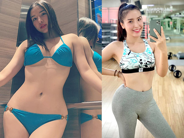 Á hậu biển Khánh Phương vòng ba 100 cm thi Hoa hậu Hoàn vũ, tập Gym như “cơm bữa”