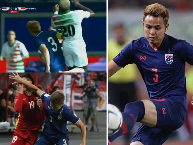 Bóng đá - SAO Thái Lan từng đánh lén Quang Hải, quen thói "chơi bẩn" lại giật cùi chỏ