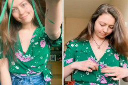 Bạn trẻ - Cuộc sống - Clip: Mẹo giúp chị em tránh "lộ hàng" khi mặc áo hở cổ