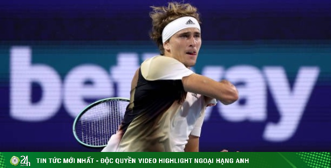Video tennis Zverev – McDonald: Class difference, 2 sets like 1 (Miami Open 3rd round)