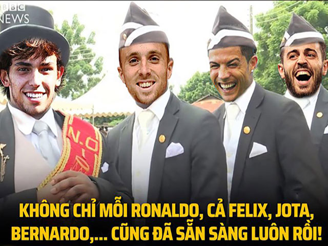 Cười 24H - Ảnh chế: Ronaldo và Bồ Đào Nha "run rẩy" trước đối thủ đã loại Italia