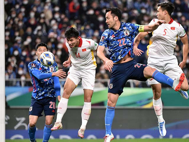 Video bóng đá Nhật Bản - Việt Nam: Địa chấn hiệp 1, điểm số lịch sử (Vòng loại World Cup)