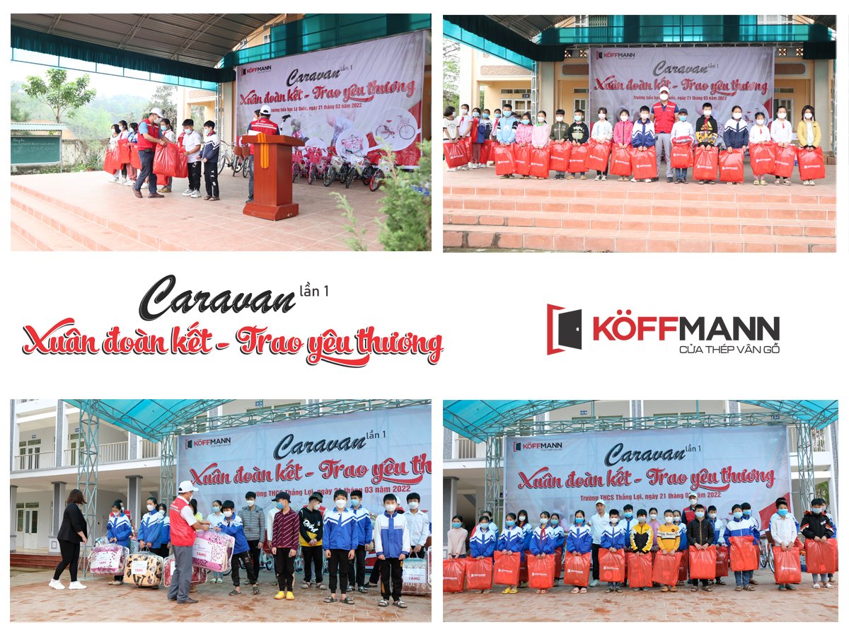Cửa thép vân gỗ Koffmann tổ chức chương trình Caravan: “Xuân đoàn kết – Trao yêu thương” lần 1 - 3