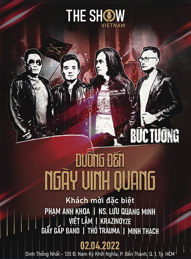 Bức Tường tổ chức Rock show lớn nhất sau 10 năm tại Dinh Thống Nhất - 3