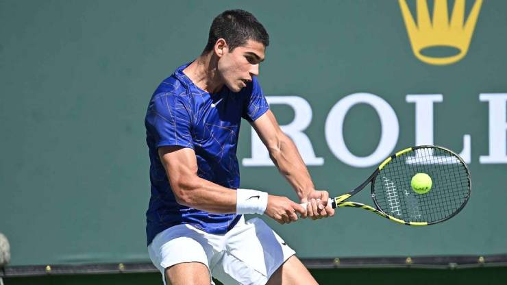"Heir of Nadal"  Top notch, 1m98 athlete only knows "bows"  in Miami - 1