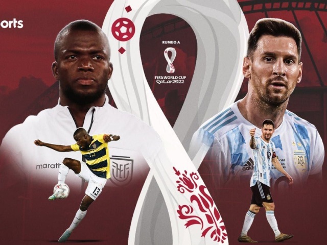 Trực tiếp bóng đá Ecuador - Argentina: Đội khách mở tỉ số (Vòng loại World Cup)