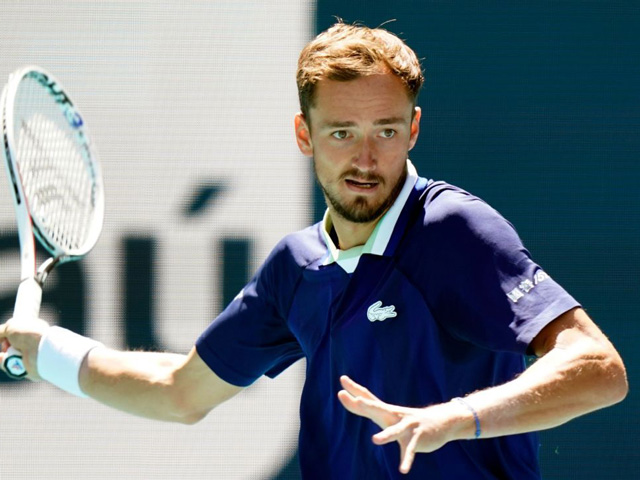 Video tennis Medvedev - Brooksby: Khởi đầu vất vả, đẳng cấp lên tiếng (Vòng 4 Miami Open)