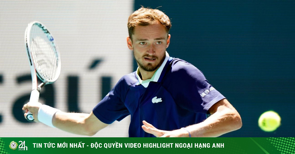 Video tennis Medvedev – Brooksby: A hard start, class speaks out (Miami Open 4th round)